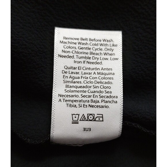 Sofia Jeans by Sofia Vergara Black Tiered Faux Wrap Dress - Picture 11 of 11